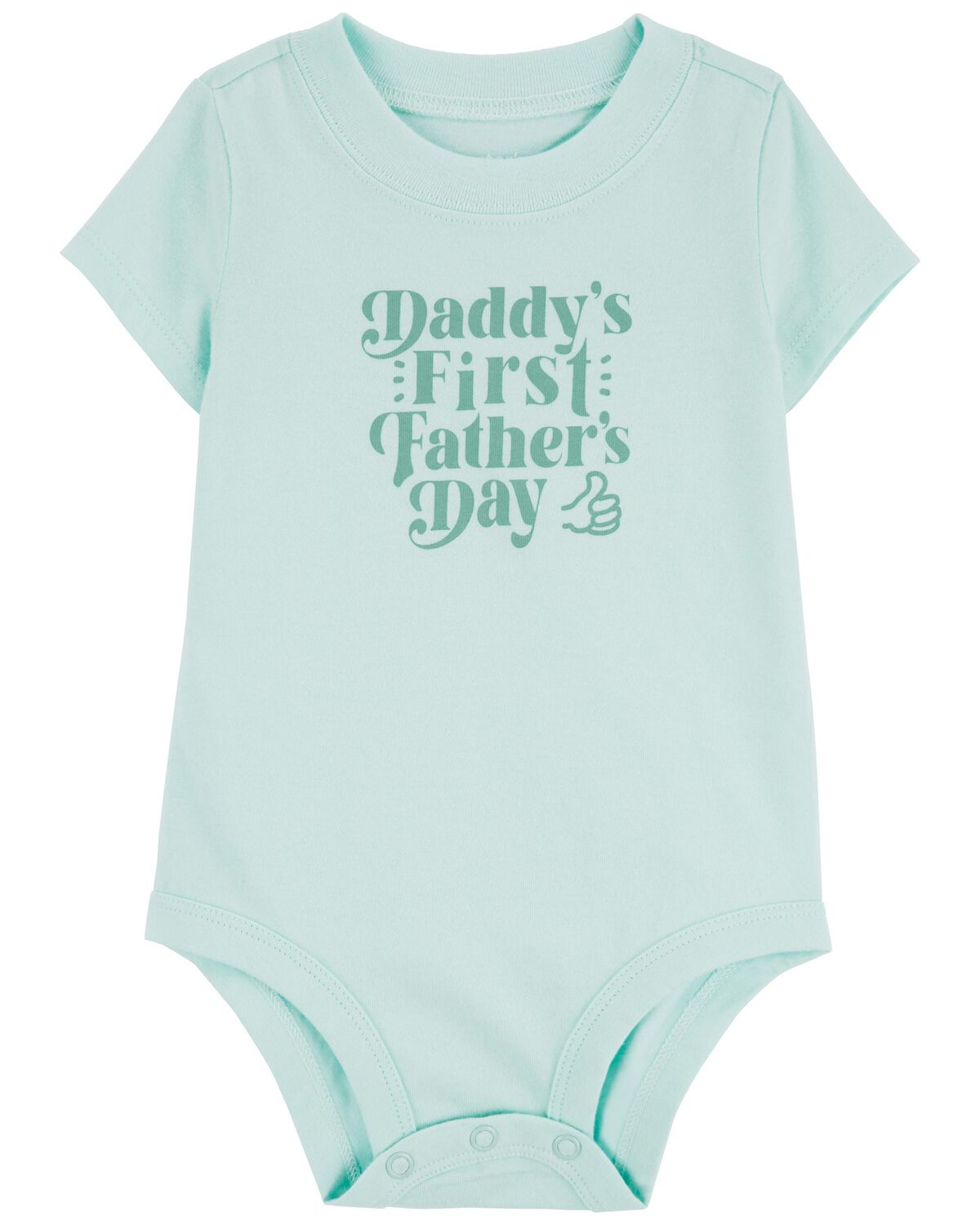 Mameluco de algodón para el Día del Padre de Baby First