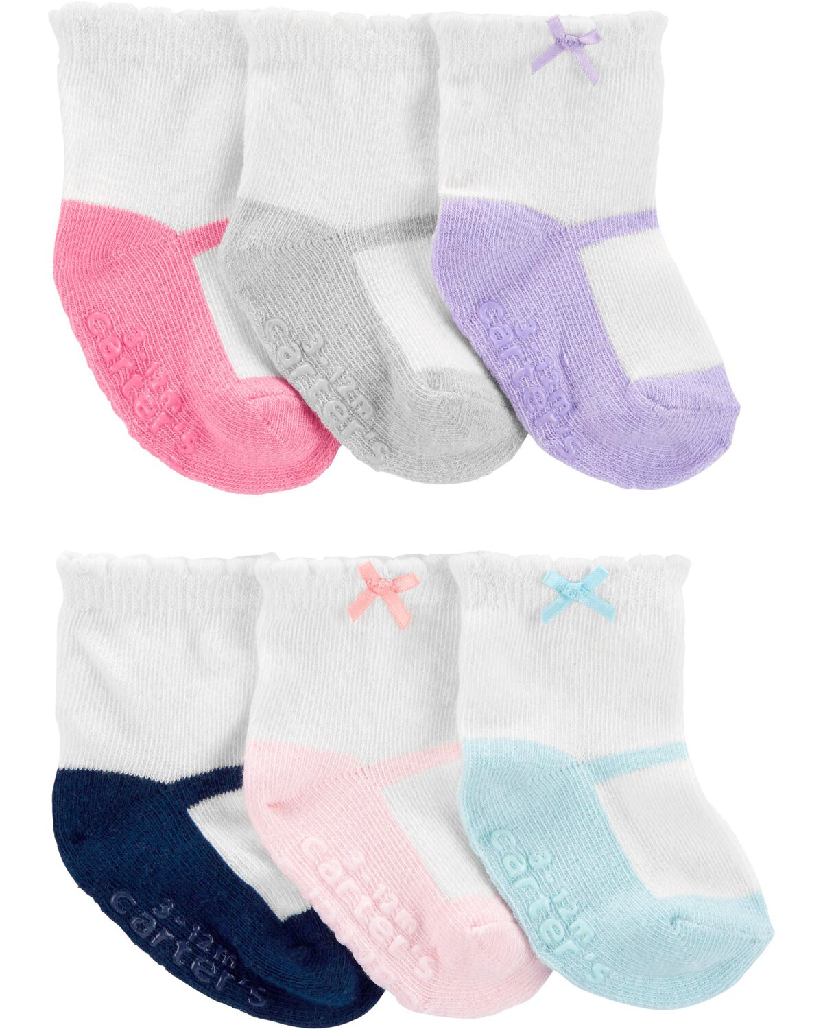 Pack de 6 botines de ballet para bebé