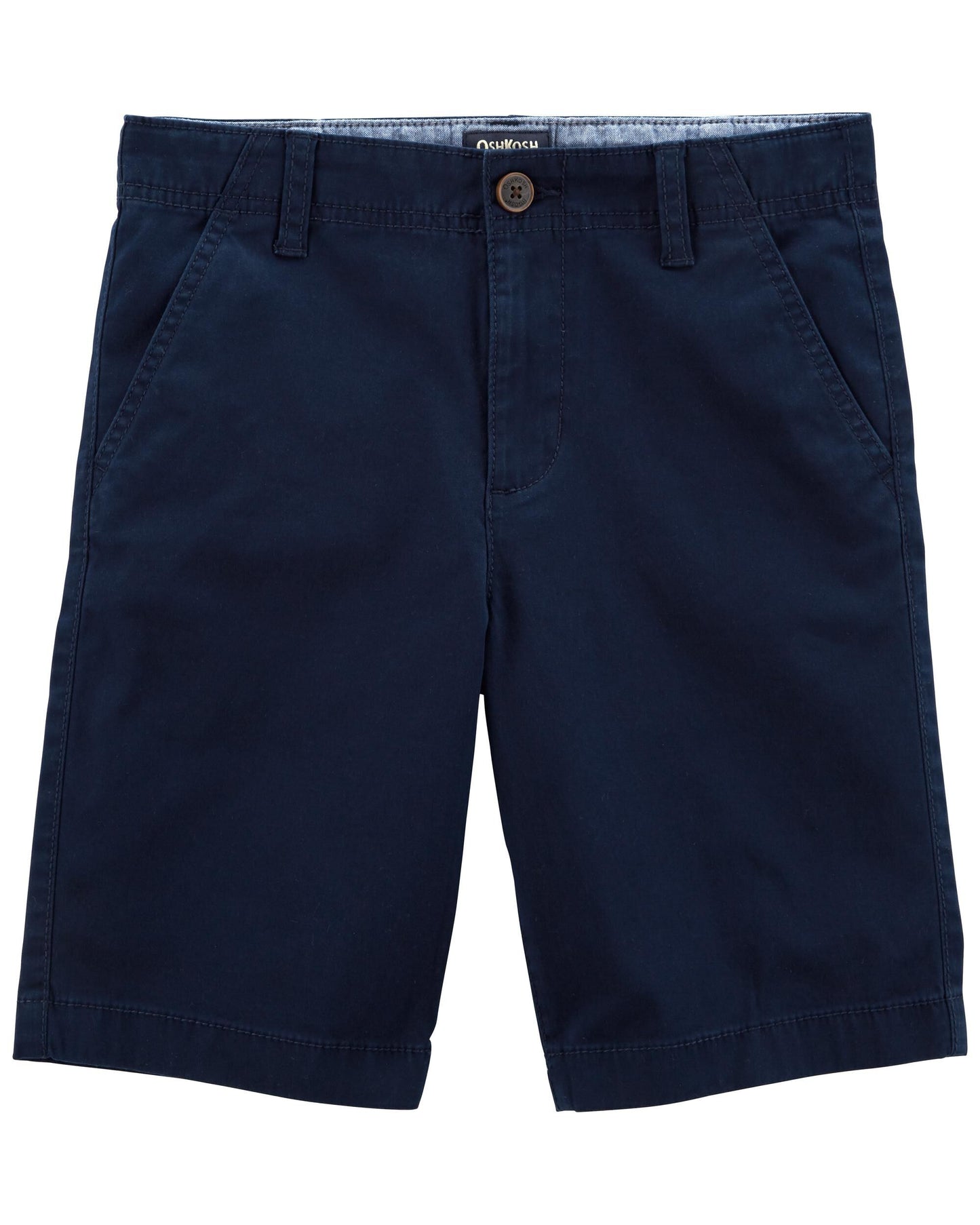 Pantalones cortos chinos elásticos para niños