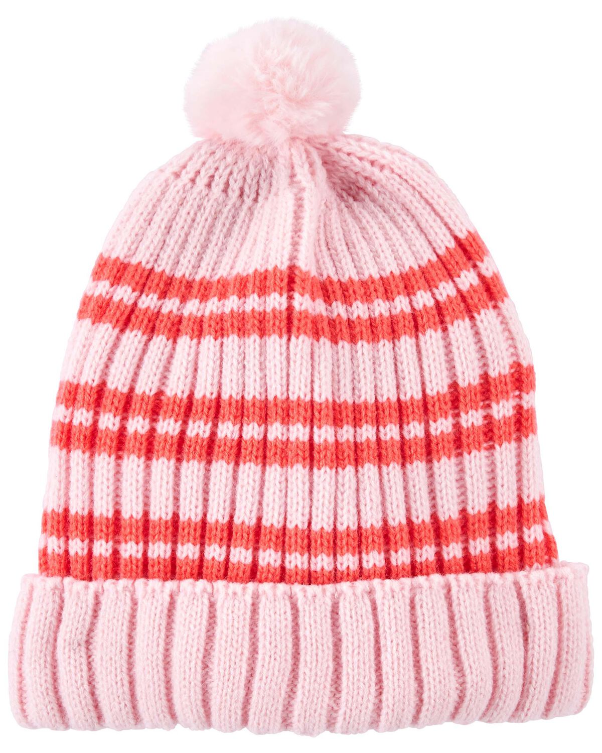 Gorro de punto a rayas para bebé