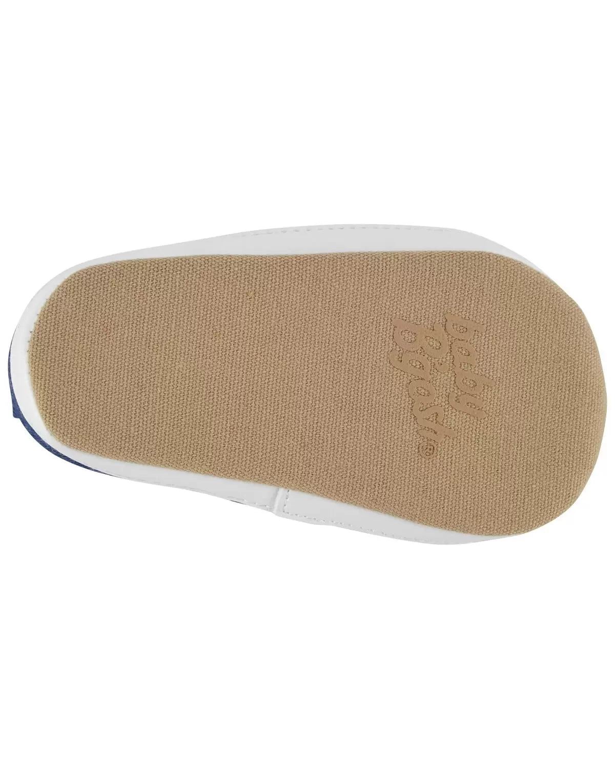 Zapatos blandos sin cordones de corazón de cambray para bebé