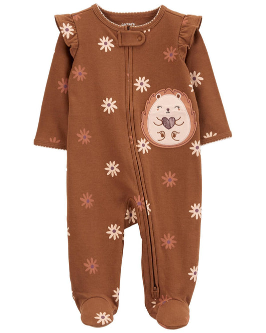 Pijama Baby Floral Hedgehog