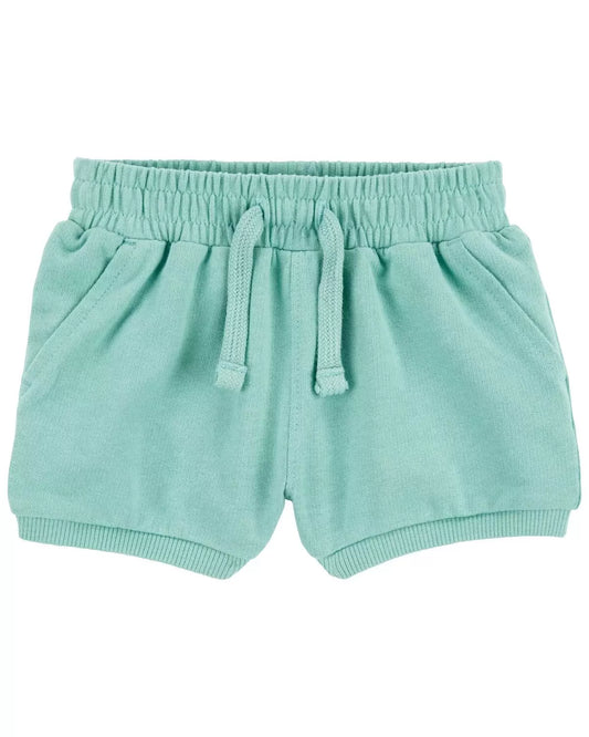 Pantalones cortos de felpa francesa para bebé Estilo: Menta